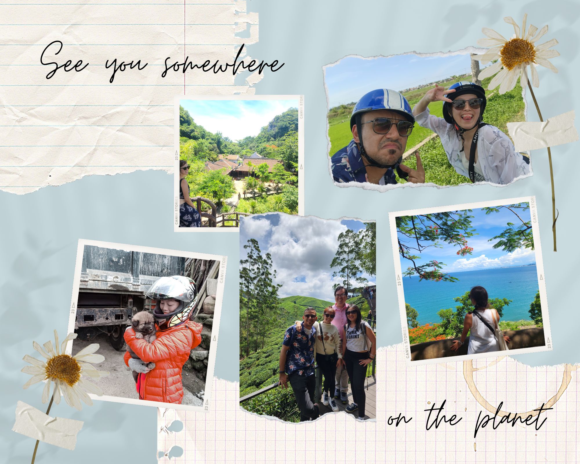 travel collage